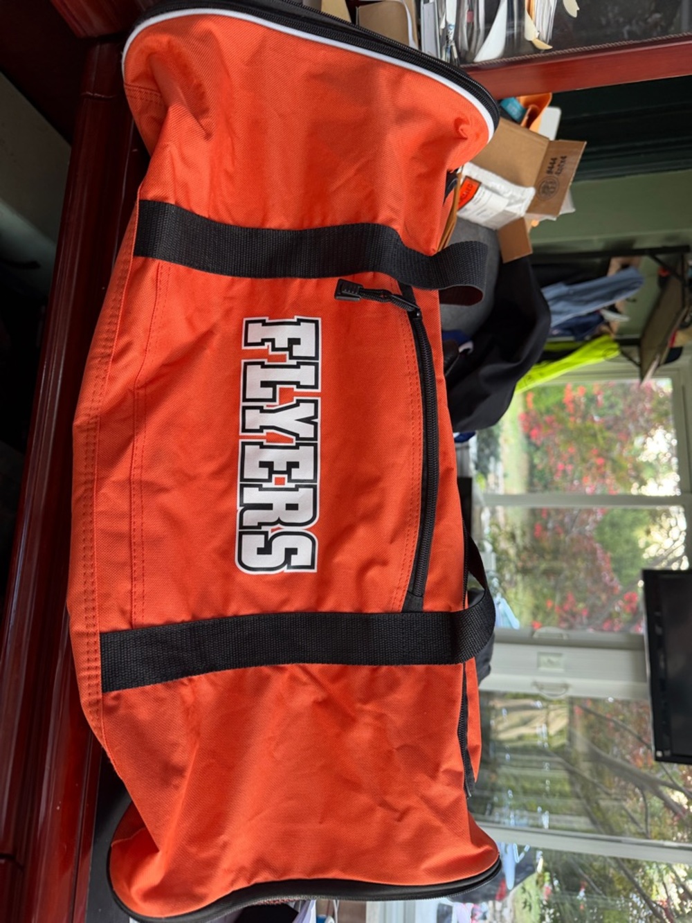 Flyers Orange Sports Duffel Bag